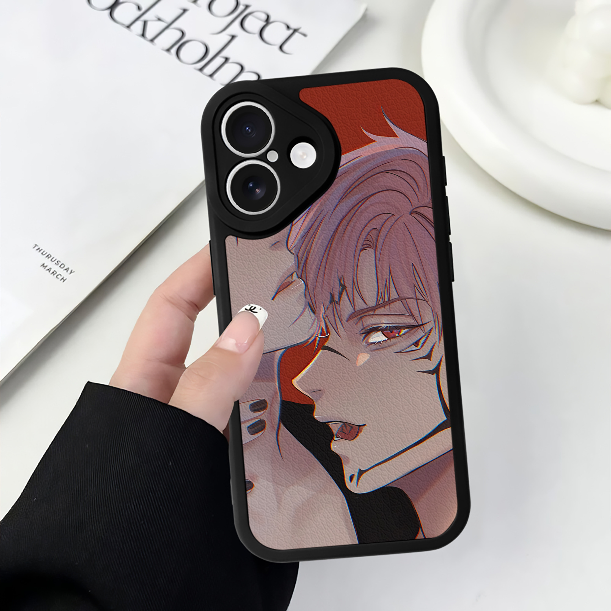 （画像用） SPY×FAMILY间谍家家酒 【iPhone 16シリーズ対応】シリコンスマホケース（レザー調） 材質：シリコン